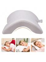 BLOOM STORE-Almohada con arco de espuma viscoelástica 100 %, almohada con arco, almohada de presión de rebote lento, romántica para dormir en pareja, fresca y cómoda, anti nudos de mano - details 0