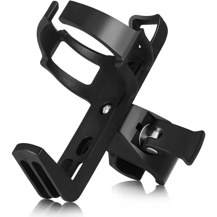 Portabotellas para Bicicleta, ligero, con rotación de 360 Grados, resistente, ajustable - 1