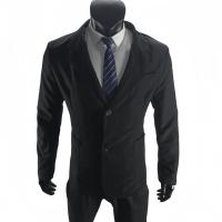 Chaqueta De Cabello De Sapo Para Hombre Slim Con Alineación Monosílabo European Size M-XXL Chaqueta Inteligente Casual Delgada Para Negocios - details 1