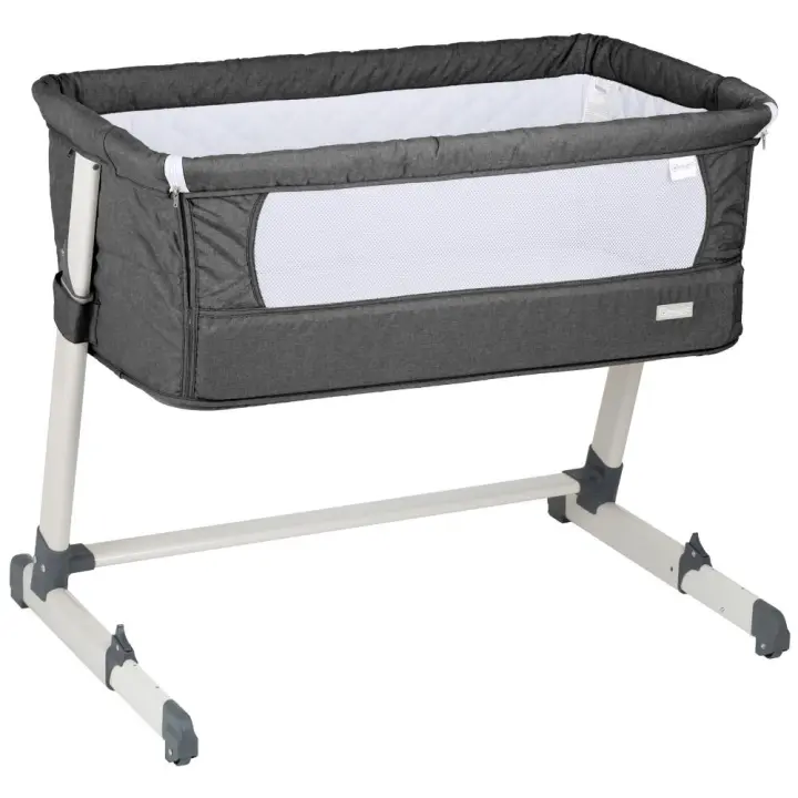 Berço Co-Sleep babyGO Together Dark Grey - 1