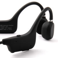 Auriculares de Conducción Ósea Verdadera | Cascos Deportivos Inalámbricos Bluetooth | Sonido Estéreo 3D, rojo A5X - details 3