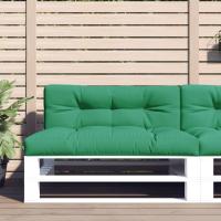 vidaXL Cojín para sofá de palets tela 120x40x12 cm en color Gris/Beige/Negro y más | acolchados duraderos para sofás de jardín terraza exterior - details 5