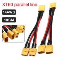 Conector De Batería XT60 3-en-1 Cable De Extensión Doble De Silicona 14AWG Para Motor De Batería Y Splitter - details 0