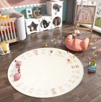 Alfombras redondas, alfombras modernas para decoración de sala de estar, área grande, decoración de dormitorio, Alfombra de cabecera, Alfombra de salón Simple - details 4