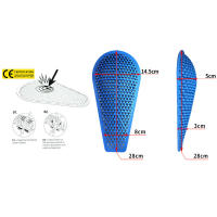Protección De Motocicleta Con Inserciones CE Equipamiento De Seguridad Rodilla Y Cadera Protector De Pantalones De Moto Pads De Gel Silíceo (2 X Pads De Rodilla + 2 X Pads De Cadera) - details 1