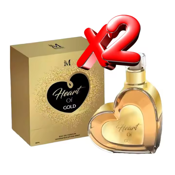 2 UNIDADES Heart of Gold Eau de Parfum pour femme 80ml Montage Brands Fragancia inspirada en otros perfumes Perfume Mujer - 1