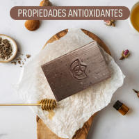Oklos Jabón Negro Africano con Manteca de Karité, Cacao y Aceite de Coco - 100g - details 1