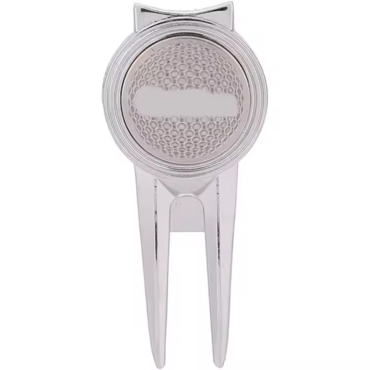 Herramientas Divot, herramientas Divot de golf, elegante herramienta de reparación Divot de aleación de zinc marcador de bola magnético accesorio de golf, para pagar Divots y bolas de marcado - 1