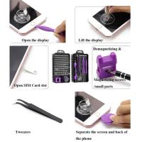 Juego De Destornilladores Multifuncional 115 En 1 Precisión Para Reparación De iPhone Y PC Con Cabezas Magnéticas Herramientas Domésticas Aisladas Y Antideslizantes - details 8