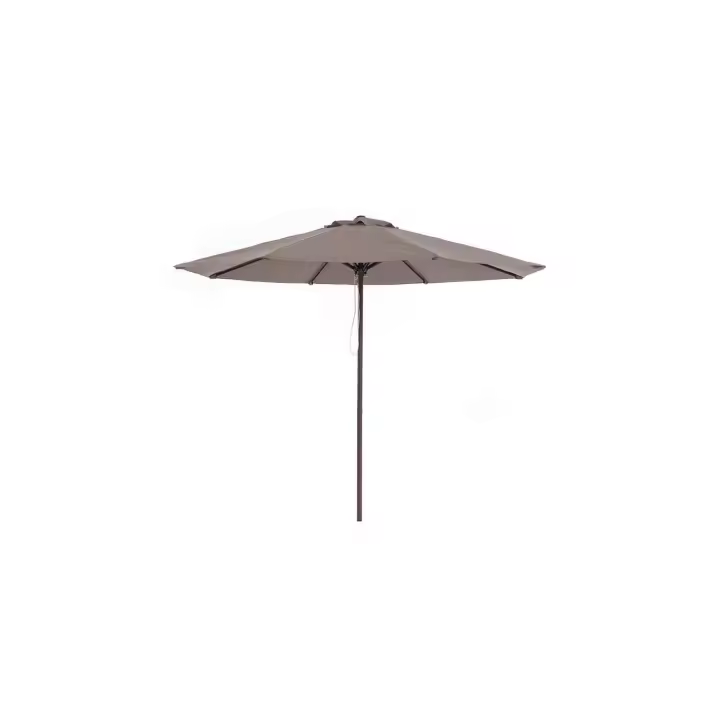 PARASOL ALUM Ø 3M MASTIL 48mm IMITA MADERA COLOR MARRON EHLIS DE SUINPLAS DECORACIONES - 1