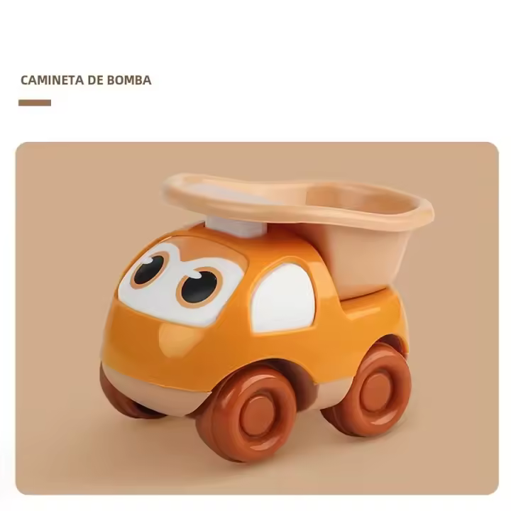Coche De Juguete Para Niños Inertial Coche De Ingeniería Del Fuego Juguete Educativo Temprano Para Edades 1-3 Años Regalo Pequeño - 1