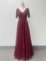 Vestido De Noche Elegante Para Mujer Con Doble V-Neck Y Volante A-Line Con Lentejuelas Vestido De Cocodrilo Para Fiesta Y Eventos Formales - details 19