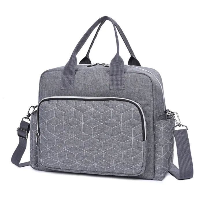 BIT ZbazamgP Bolsa de pañales para bebé, bolso de viaje impermeable para mamá, bolsos de hombro para cochecito de mamá - 1