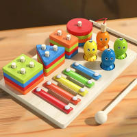 Juguetes Educativos Montessori Para Bebés Madera Colores Y Formas Bloques De Colorido Aprendizaje Para Niños Y Niñas Regalo De Cumpleaños - details 18