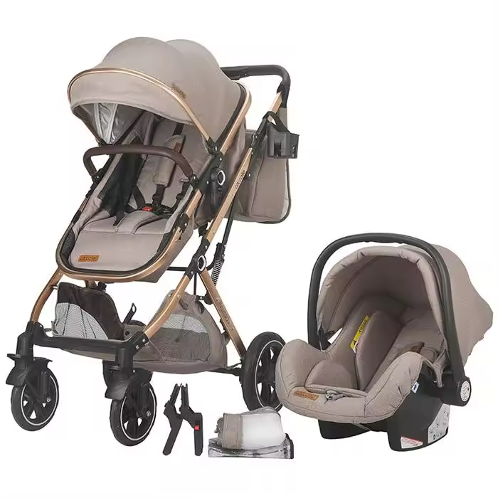 Carrinho de passeio conversível 3 em 1 Cocolle Ravello Sand Beige - 1