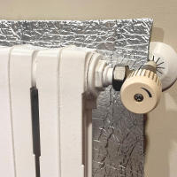 Aislante térmico reflexivo Autoadhesivo 100% aluminio (ancho 60cm). Caravanas, furgonetas, trasteros, persianas, radiadores... Fácil colocación. Antihumedades - details 3