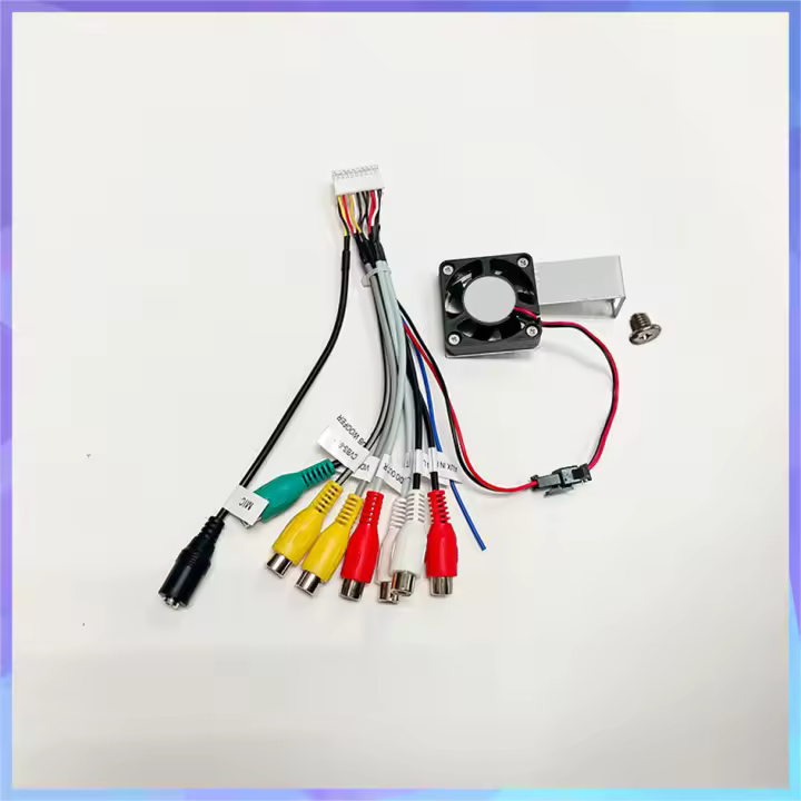 Ventilador De Enfriamiento Universal Para Radio De Coche Sistema De Enfriamiento Del Host Eléctrico Radiador De Repuesto Rápido Para Reproductor De Medios Digitales Android - 1