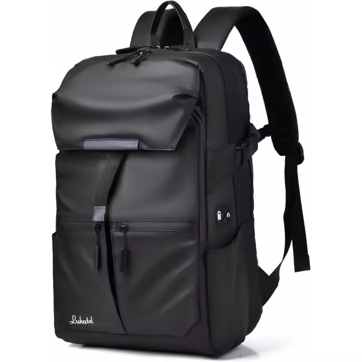 Mochila para portátil, bolsa de viaje, mochila duradera, expandible, de tres capas, para hombres y mujeres, bolsa para computadora impermeable - 1