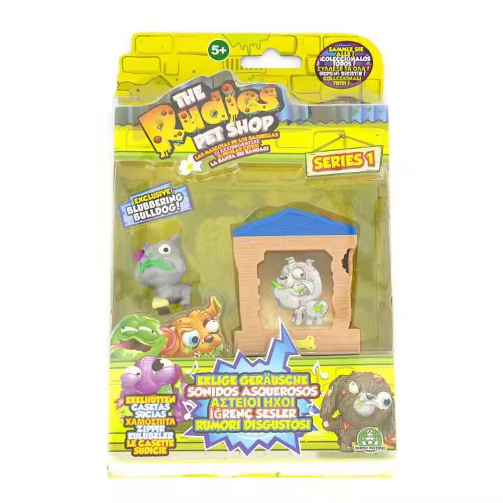 GIOCHI PREZIOSI - The Rudies Pet Shop - Modelo ALEATORIO - Las Mascotas de los basurillas - Sonidos asquerosos - Series 1 -  Mayores de 5 años - 1