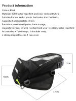 Bolsa De Tanque Multifuncional Para Móvil Para Motocicleta BENELLI 502C 752S TRK 502 502X 251 BN302 Accesorios De Oxford Resistente Al Agua Tamaño Grande - details 8