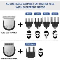 Cortadora de pelo 5 en 1, recortadora de pelo, recortadora y feitadora de Barba, recortadora profesional para helbres, recortadora de pelo y Orejas, feitadora corporal - details 0
