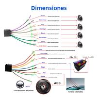 Podofo 1 Din Carplay Android Auto Car MP5 Player Con Pantalla Táctil HD De 5.1'' Bluetooth FM Radio Soporte TF/USB Cámara Trasera - details 14