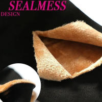 Tights Calientes De Invierno Para Mujer Con Forro De Piel Fleece Pantimedias Con Cintura Alta Medias Termoaisentes Leggings Transparentes Falsos - details 6