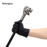 Bastón Elegante De 93cm Con Cabeza De León Plateada Y Bigote Decorativo Para Cosplay Y Moda De Hombre Manija De Acero Y Aluminio Con Suela De Goma - details 6