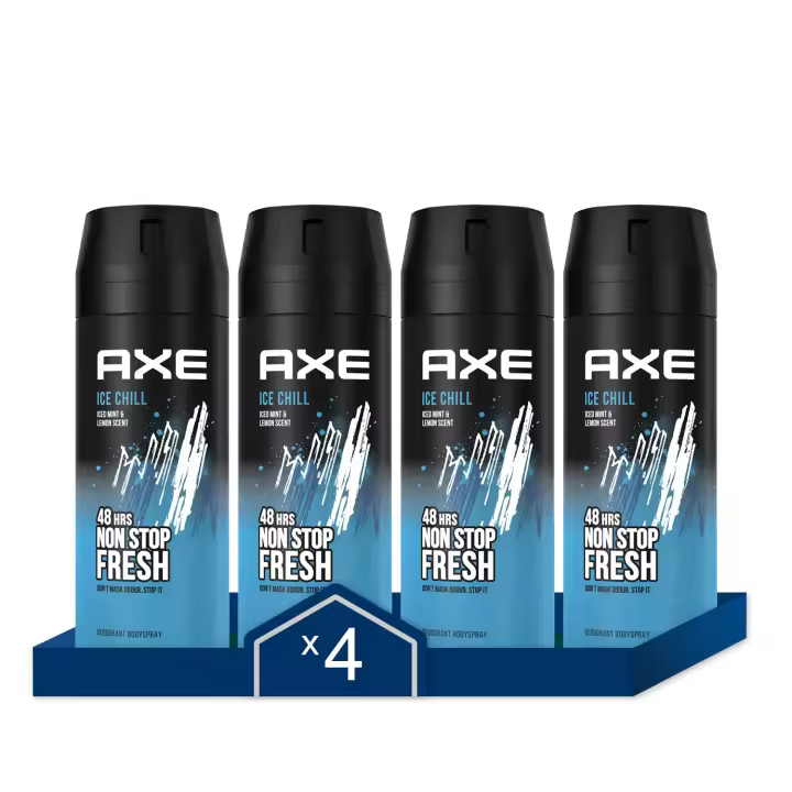 Axe Desodorante Ice Chill 150ml - Pack de 4 - 1