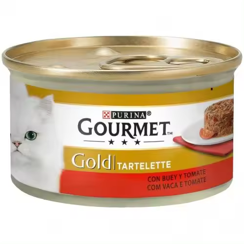 GOURMET GOLD Tartaleta Buey y Tomate Comida húmeda 85g - 1