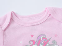 Lote De 3/6 Piezas Ropa Bebé Para Niñas Y Niños Recién Nacidos Camisetas Cortas De Algodón Bodysuit 0-12 Meses Ropa De Verano Unisex - details 9