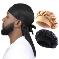 Pañuelo De Cabeza Largo Para Hombres Y Mujeres 2/3PCS Durag De Seda Tapabocas De Noche Estilo Pirata Bufanda De Sueño Unisex Bandana Turbante Hijab Multifuncional Para Todas Las Estaciones - details 15