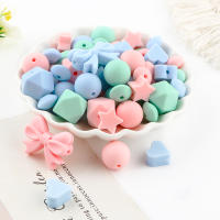 63pcs Cuentas De Silicona En Forma De Mariposa Nudo Estrella Corona Para Crear Joyería Accesorios DIY Para Bolígrafos Y Llaveros - details 2