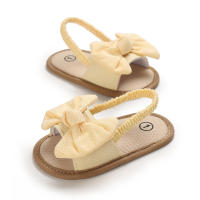 Sandalias De Verano Para Bebés Casual Y Minimalistas Zapatos Con Lazo Suelas Suaves Ligeros Para Caminar Comodidad Breathability Para Niñas - details 6