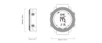 Reloj Deportivo Para Hombre North Edge Resistente Al Agua 50M LED Digital Con Compas Altímetro Barometro Medidor De Temperatura Y Presión - details 12