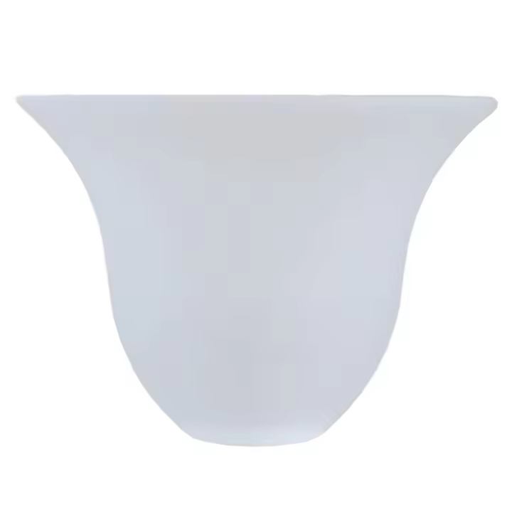 Genérico NO MARCA Tulipa de Cristal CARLA 8x11cm Mate Apertura 3cm - Pantallas para Lámparas - 1