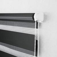 Estor Enrollable de Doble Capa Noche y Día,  Tejido, Fácil de Instalar  para Ventanas y Puertas, Proteccion Solar, Stores Noche y día - details 0