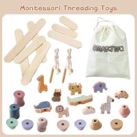 Juego de cuentos para niños,bloques de Animales, Juego de Madera Montessori 2 en 1,para edades de 2-4 años - details 2