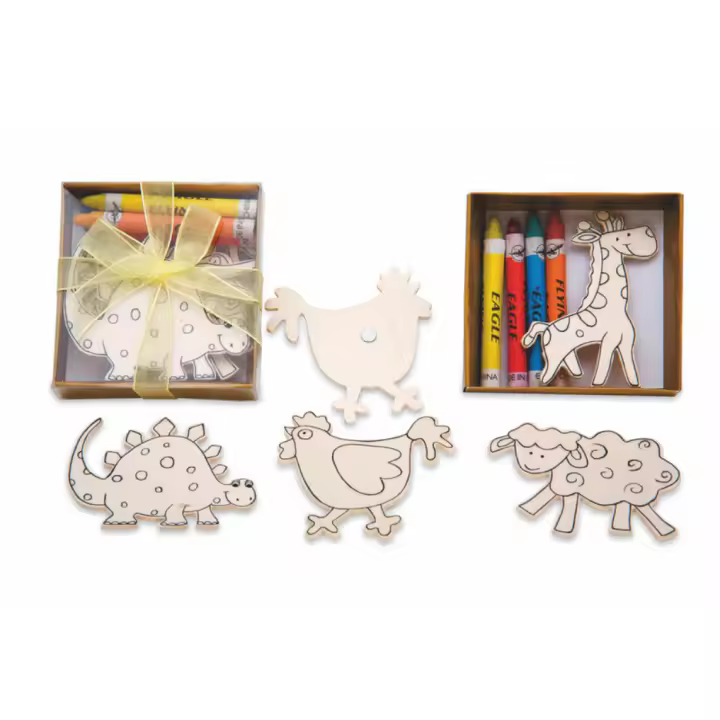 Pack de 12 Set de imanes colorear para regalos de niños en cumpleaños y fiestas - 1