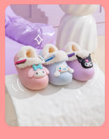 Zapatillas De Algodón Sanrio Para Niñas Auténticas Y Cálidas Con Forro De Terciopelo Antideslizante Zapatos De Algodón De Dibujos Animados Para Invierno - details 10