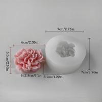Molde De Velas 3D Jasmine DIY Rosa Peonia Flor De Azúcar Para Hornear Y Resina Herramientas De Bricolaje Y Chocolate - details 6