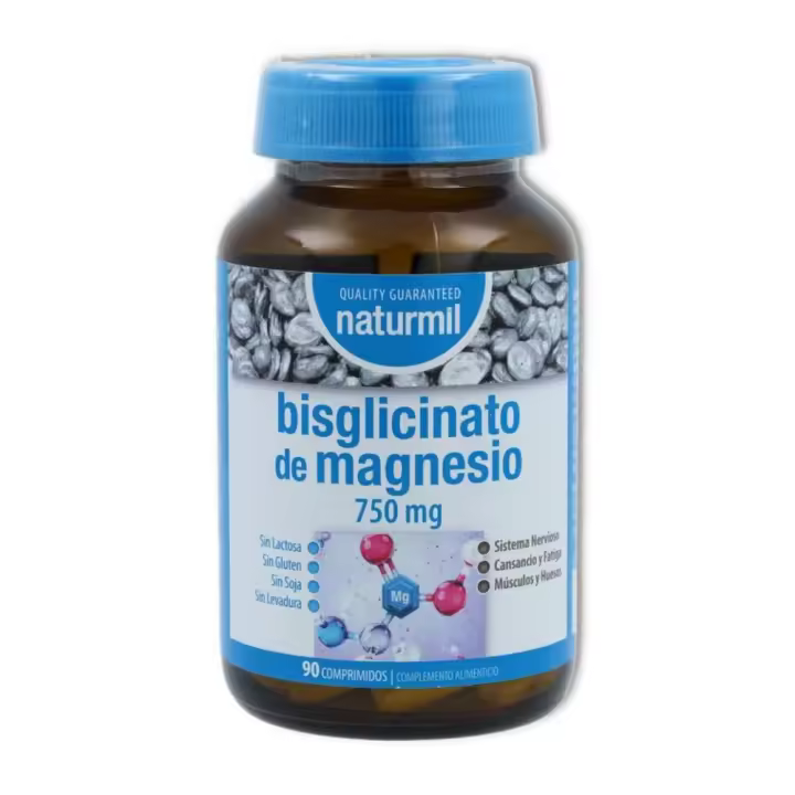 Naturmil Bisglicinato De Magnesio 750 mg 90 comprimidos - 1