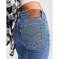 Levi's Low Pitch Bootcut Jeans in Mid Wash Blue - Pantalones vaqueros Levis para mujer - details 1