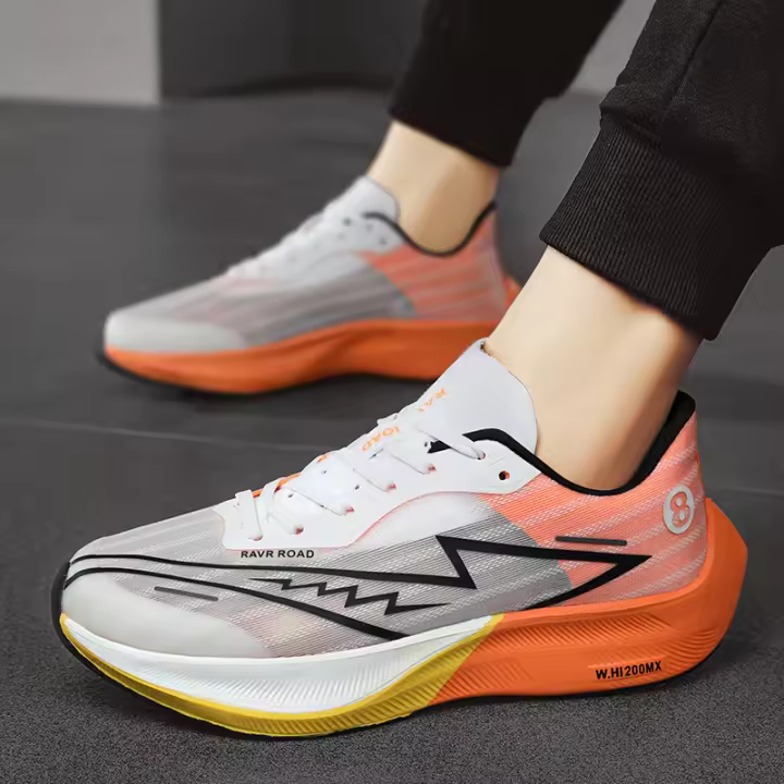 Zapatos De Deporte Para Hombres Zapatillas Con Placa De Carbono Para Correr Maratón Y Entrenamiento Deportivo Absorbedor De Choque - 1