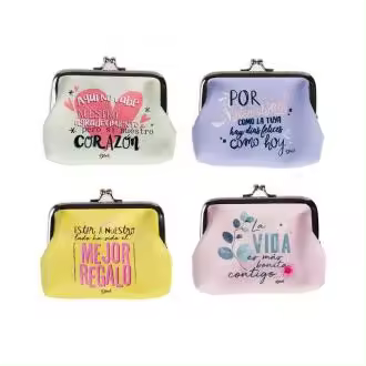 MONEDERO FRASES POSITIVAS Raíz Detalles de Boda Inicio Monederos y Portatodos  MONEDERO FRASES POSITIVAS  Regalo Regalos - 1