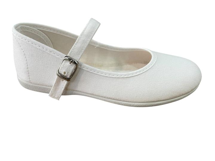 White canvas mary janes andrea ruiz 790