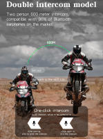 Casco De Motocicleta X15-PRO Con Intercomunicador Bluetooth Luz Ambiental Multicolor Sonido Dinámico De 40mm Talk 600M X15PRO - details 2