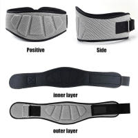 Cinturón De Levantamiento De Peso Para Hombres Y Mujeres Soporte Core Y Espalda Inferior Para Gimnasio Y Ejercicio Material De Nylon Y Espuma - details 1
