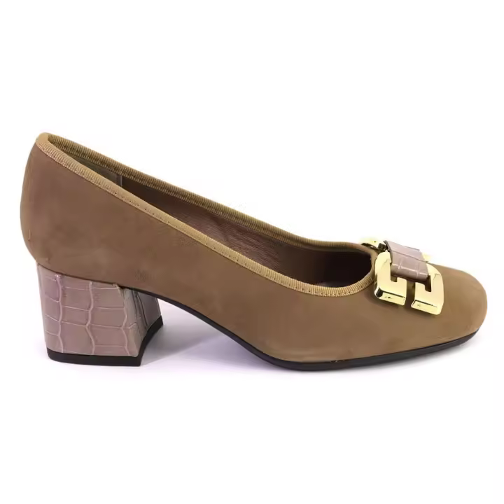 DUIT 6252 ANTE Zapatos de mujer arena tacón bajo 623 - 1