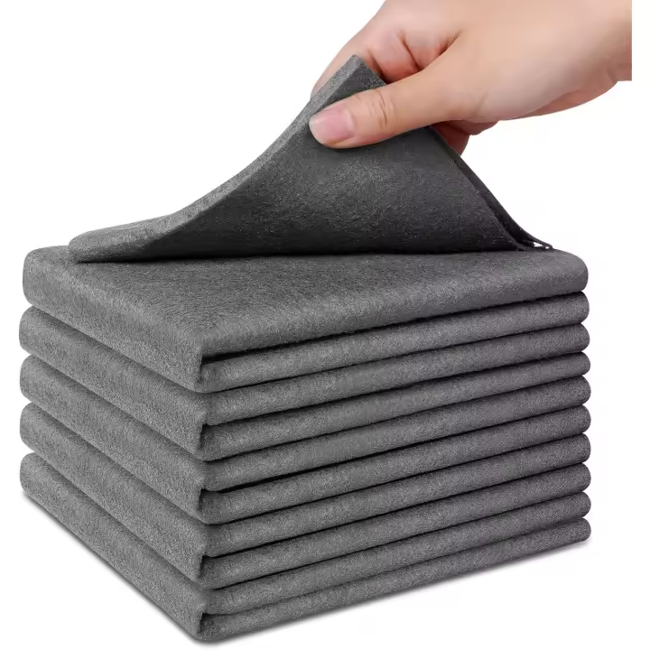 5PCS, forro de microfibra de fibra Mágica libre de Racha reutilizable (30*30cm) - 1